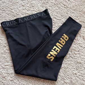 Crux Women’s Ravens Witt 12 Black Active Leggings Size S